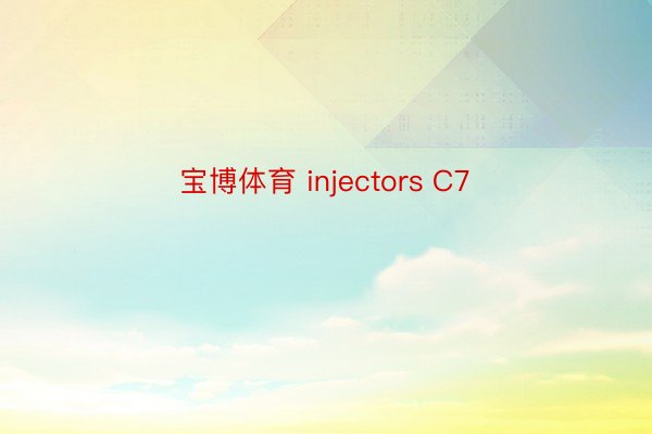 宝博体育 injectors C7